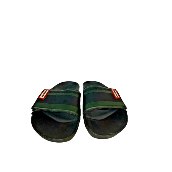 Hunter Garden Stripe Adjustable Slides Black - Picture 6 of 16